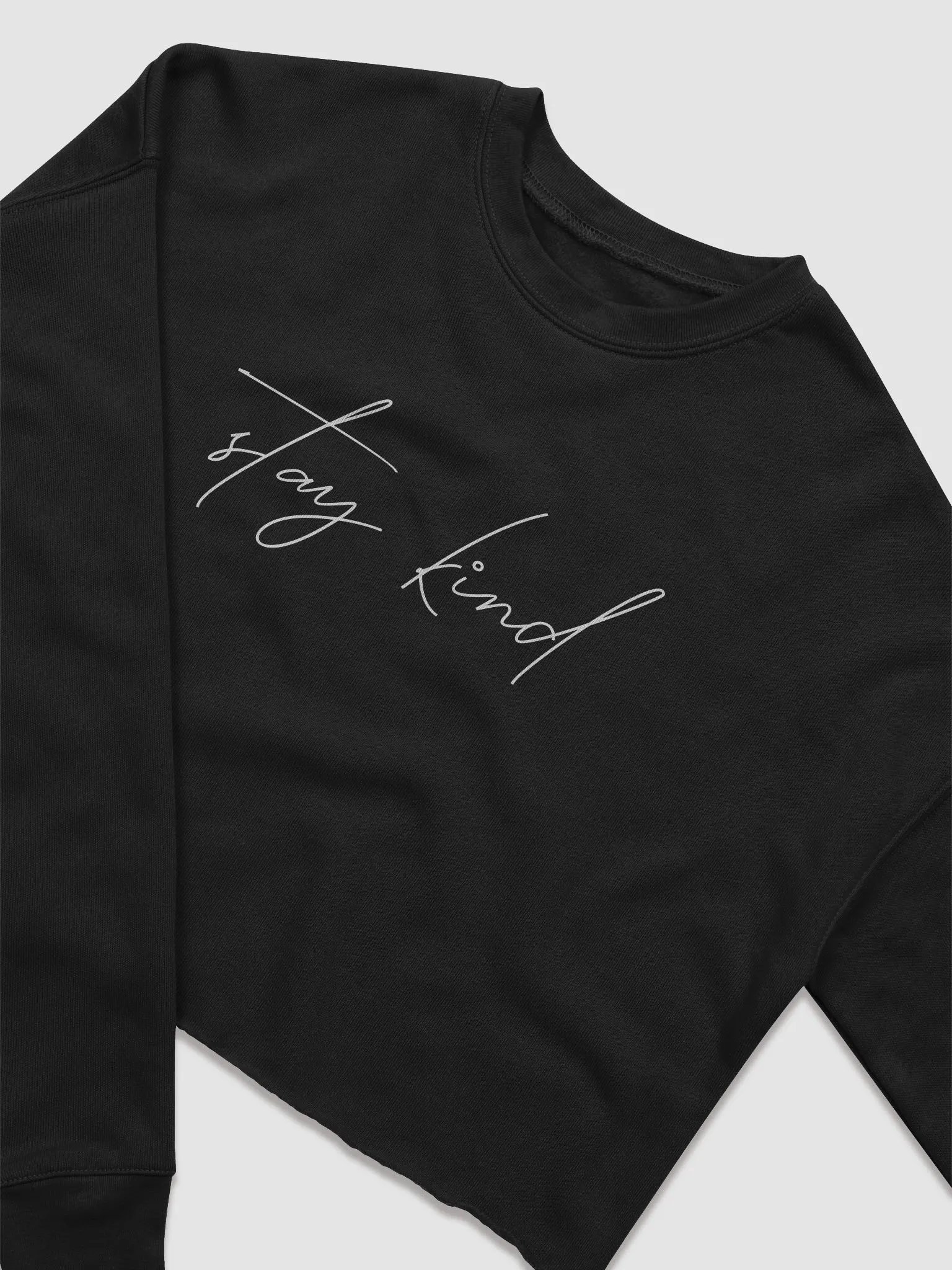 Stay Kind Crop Sweatshirt product image (1)