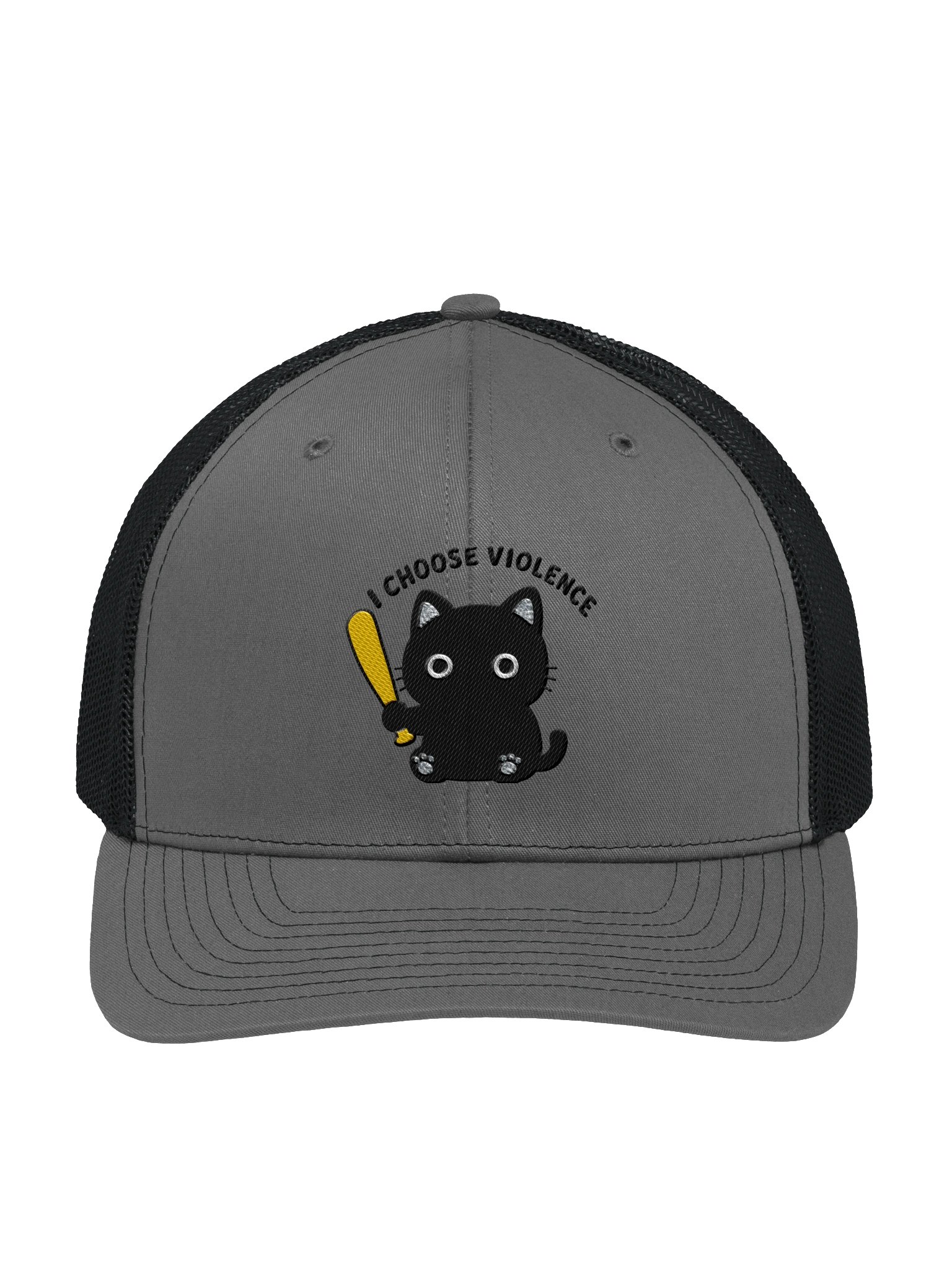 Wild Mugs Black Cat Trucker Hat product image (1)