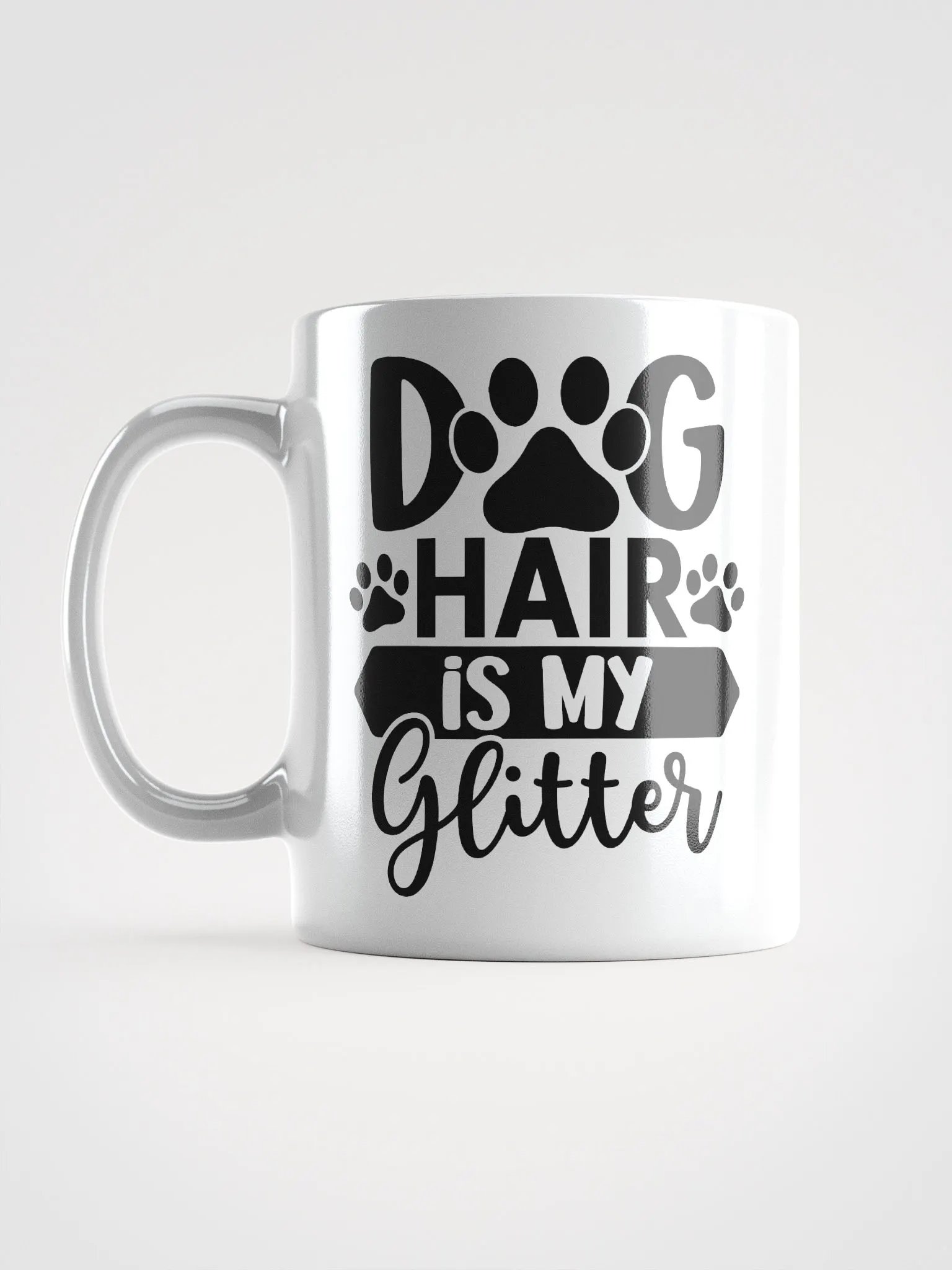 Dog Hair is My Glitter Glossy Mug product image (17)