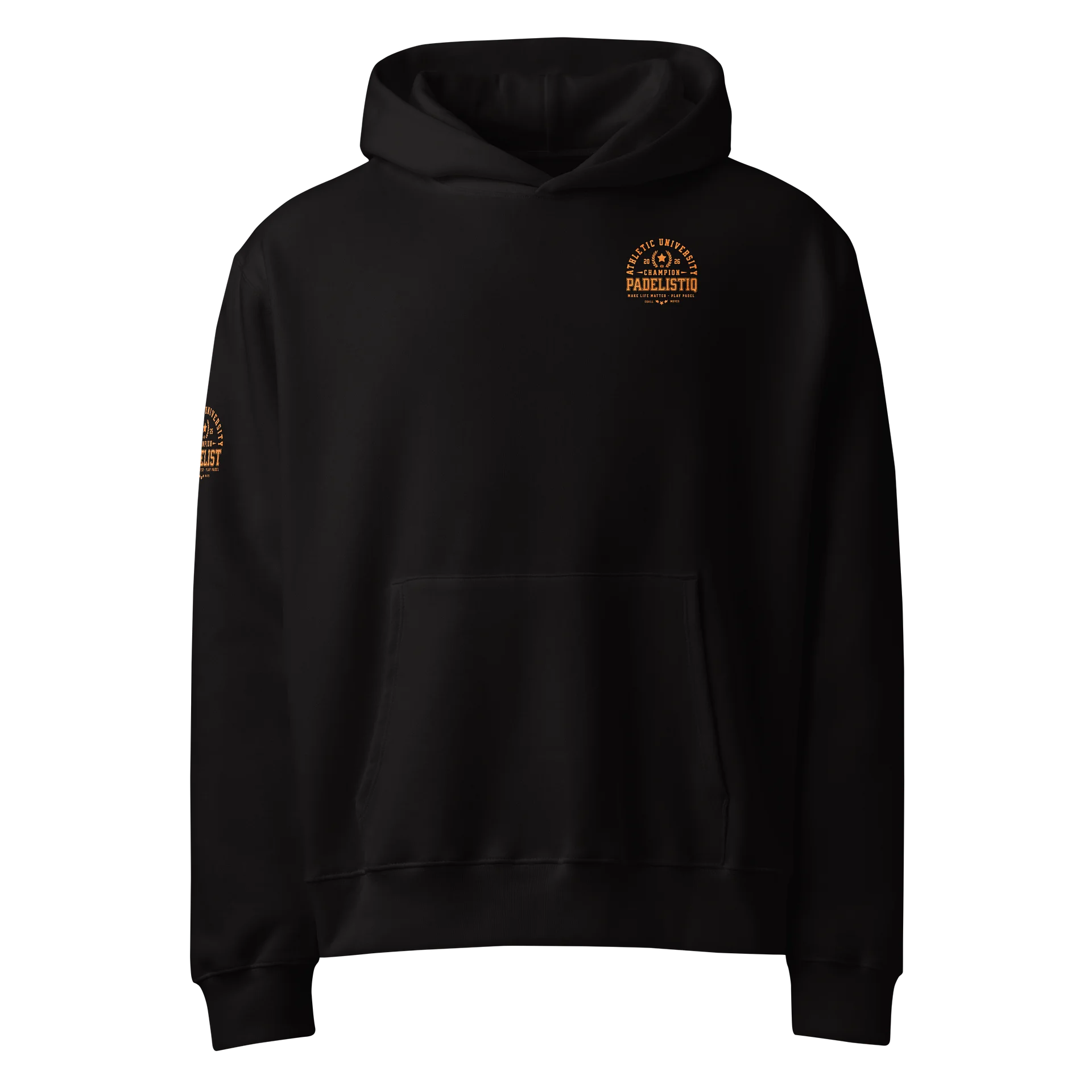 Bella Champion Butterfly Hoodie EQALL® PADELISTIQ_Peach Orange_Multiprint product image (2)