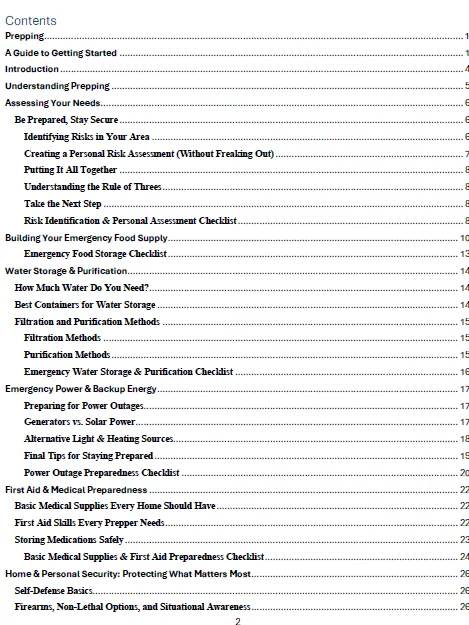Prepping A Guide to Getting Started ebook product image (2)
