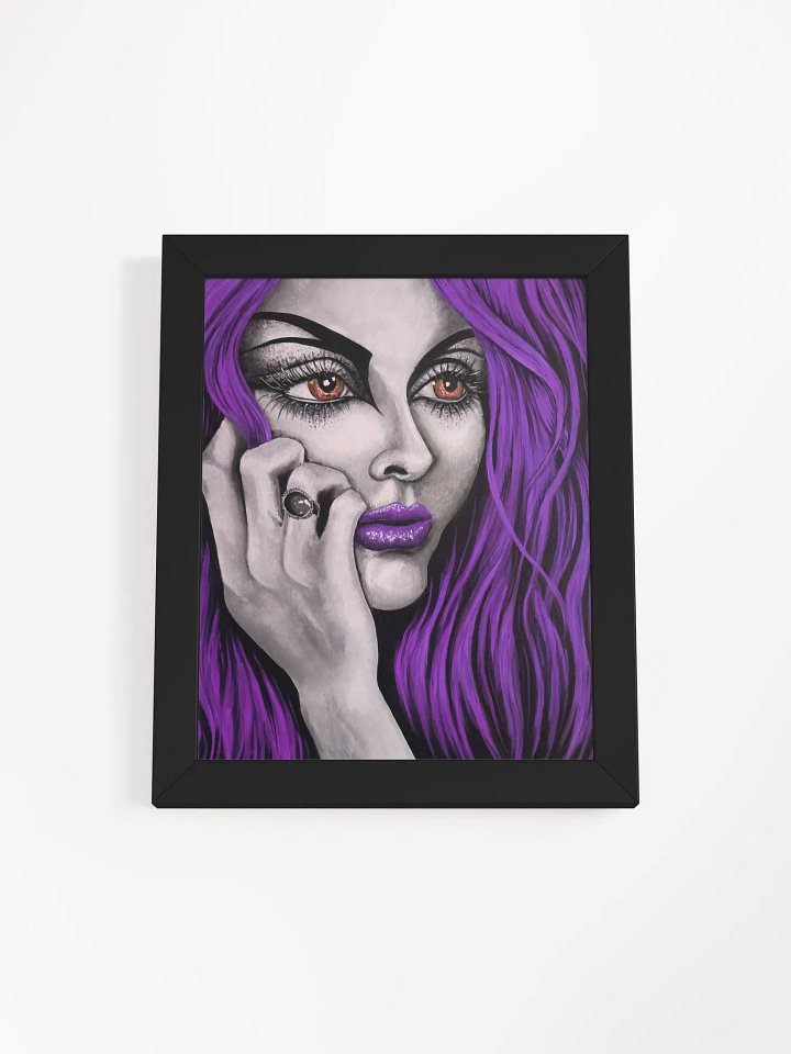 Eden 2024 in purple framed print product image (1)