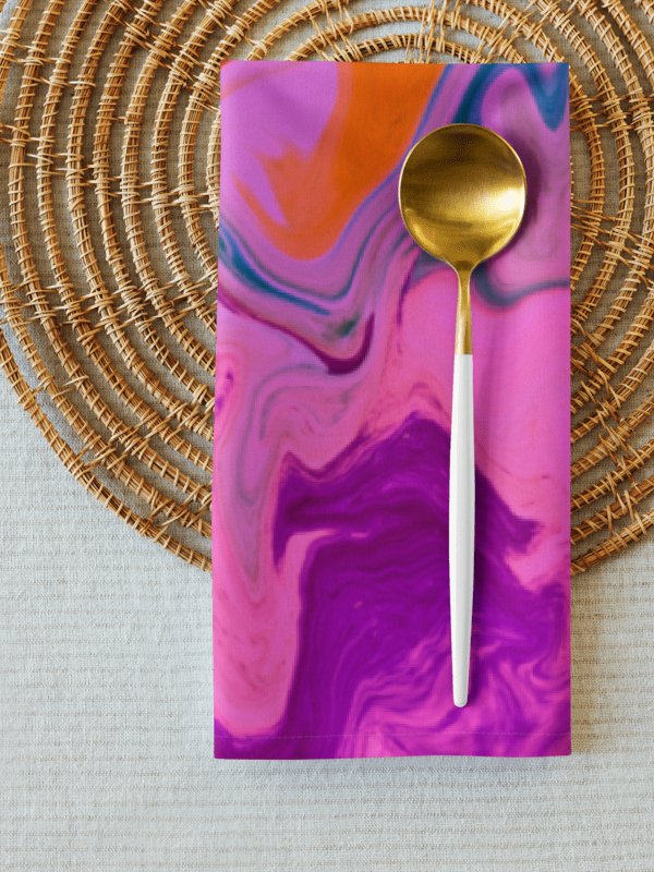Iridescent Pattern Cloth Napkin Set (4) product image (2)