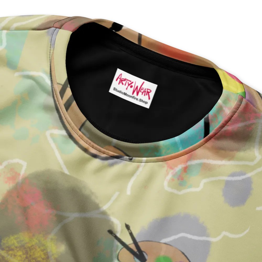 ScribbleWear 'Paint It Softly' Unisex Art Sweatshirt product image (6)