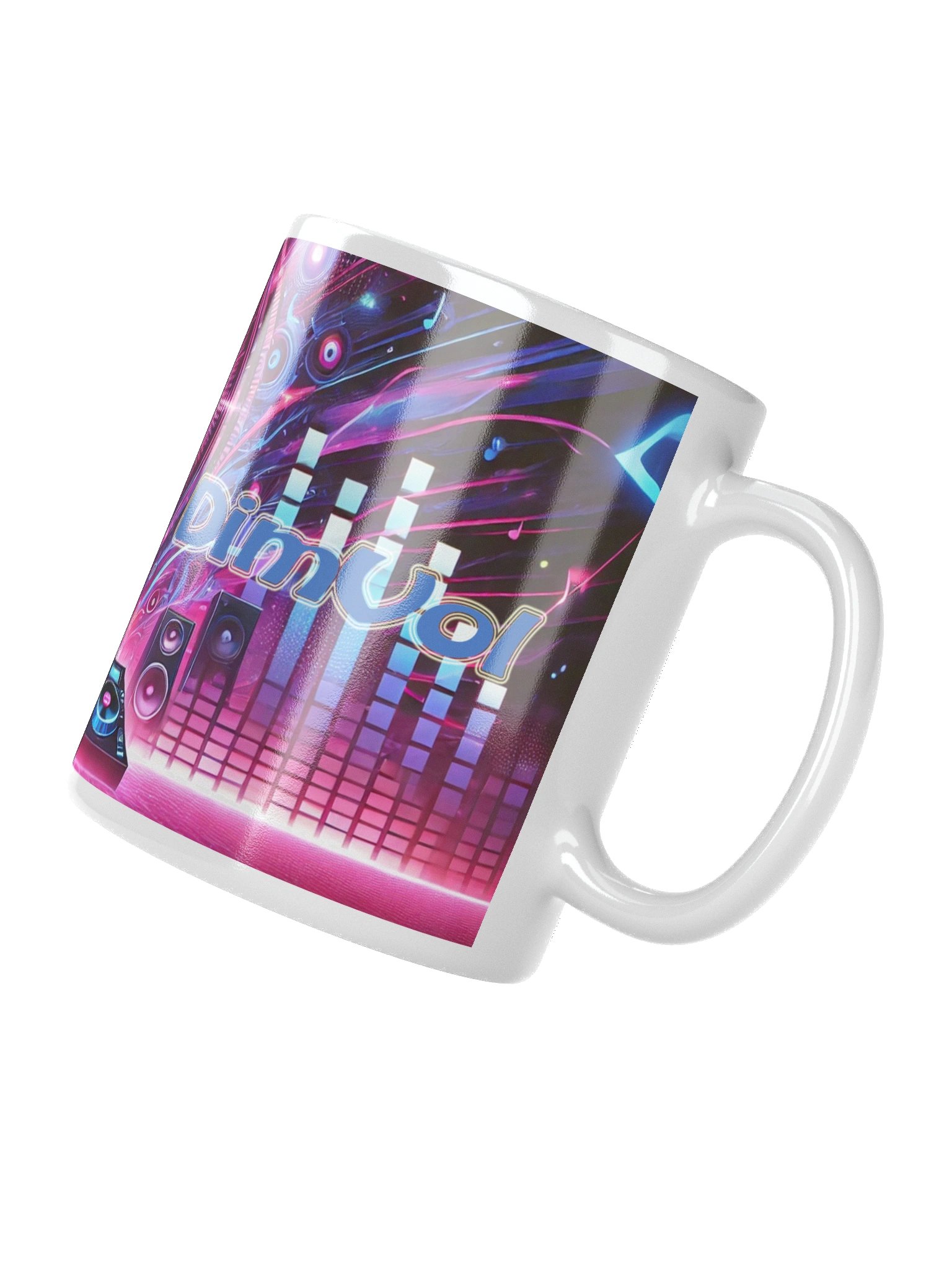 Neon Glossy Mug (DJ DimVol) product image (3)