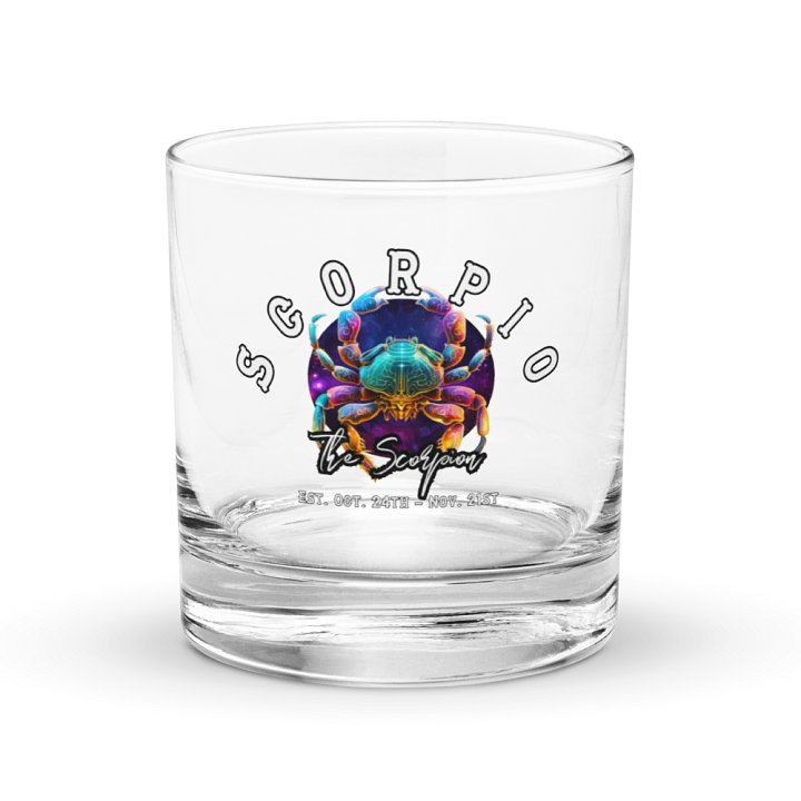 Scorpio - Zodiac Rocks Glass product image (1)