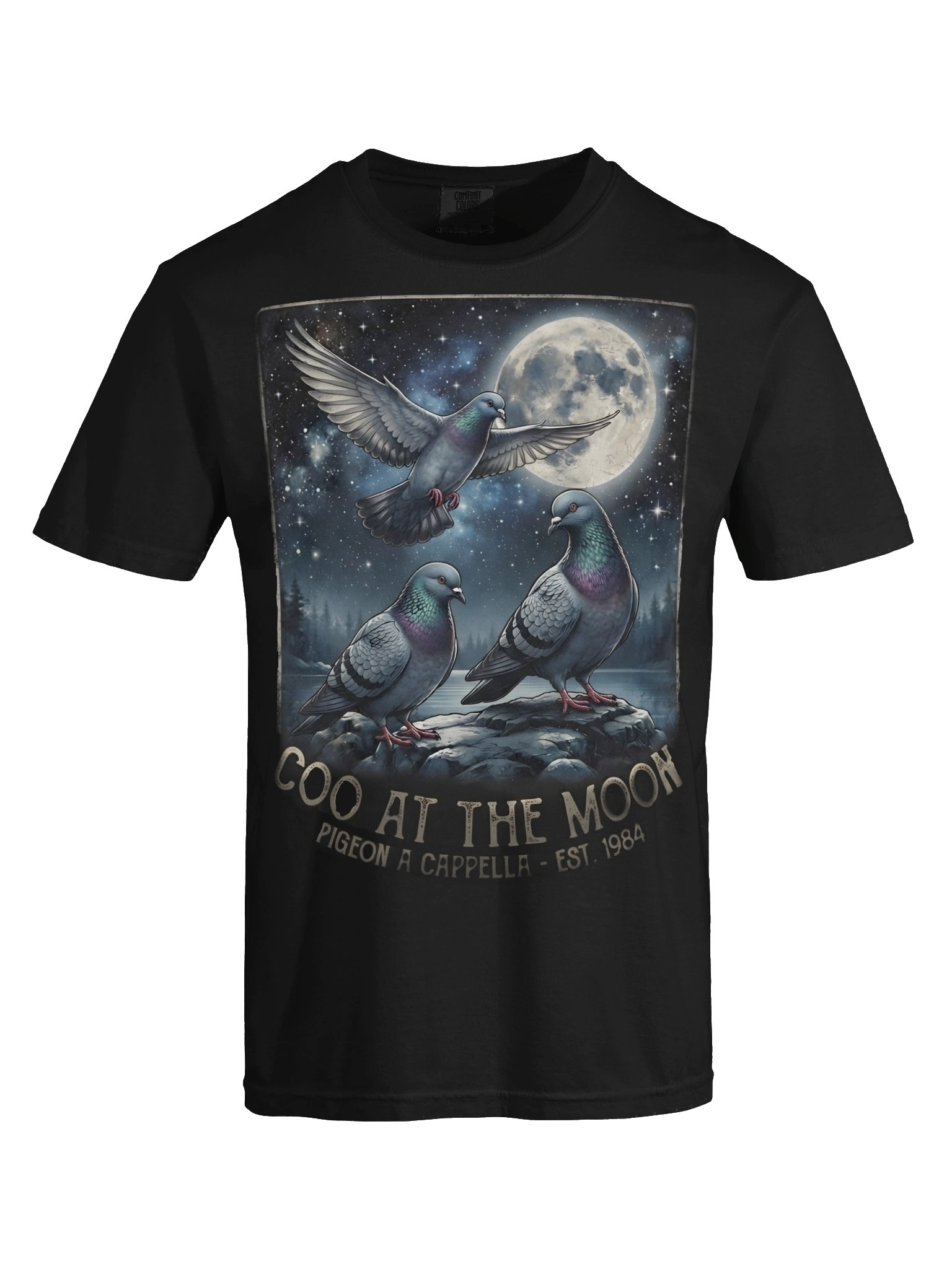 Coo at the Moon Pigeon Tee product image (5)