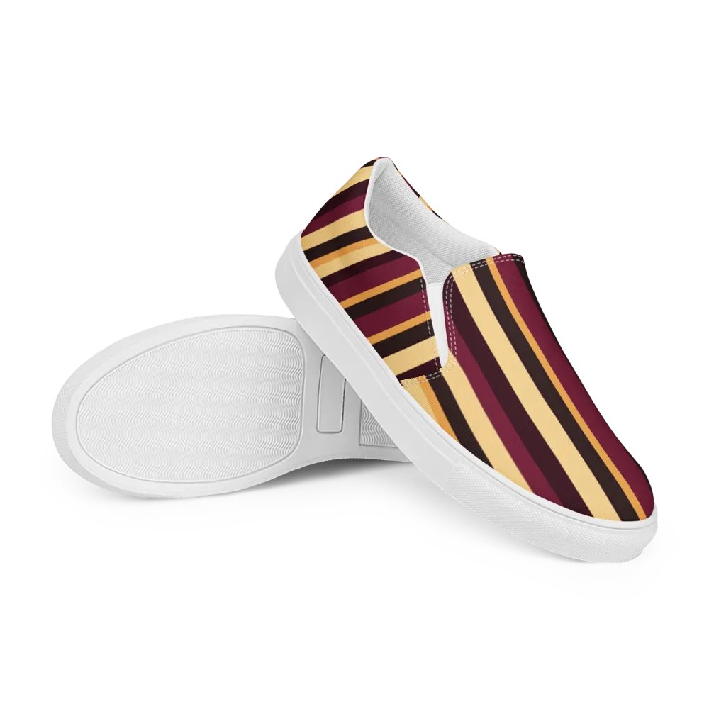 Burgundy Bliss Slip-On Canvas Shoes product image (12)