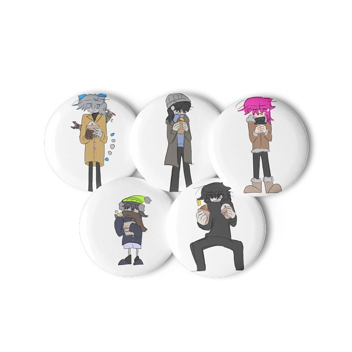 Moon Savers November pin buttons product image (3)