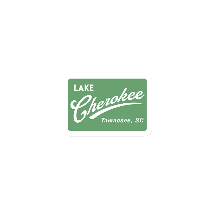 Lake Cherokee Magnet - Green Swoosh product image (1)