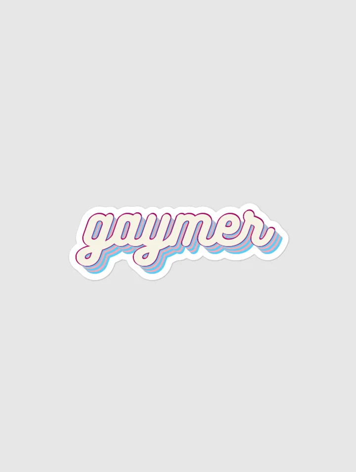 GAYMER STICKER - TRANSGENDER PRIDE product image (1)