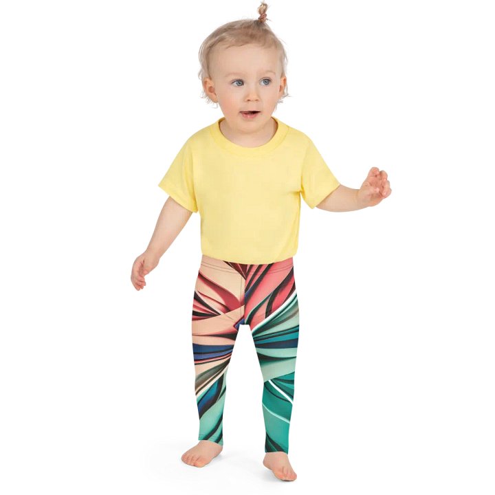 TDS Music Kids Abstract Leggings in Vibrant Colors (Sizes 2T-7) product image (2)