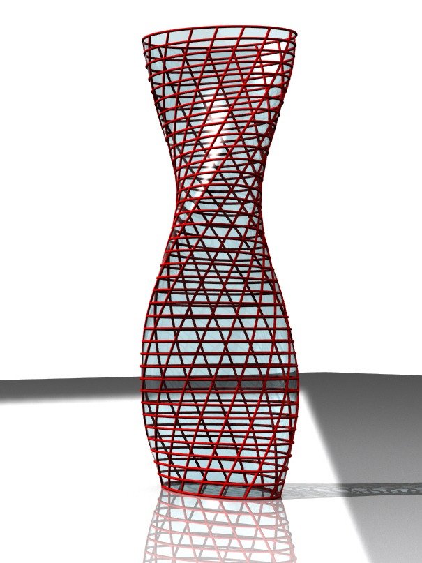 Elliptical Tower Parametric Design Grasshopper Rhino Files Download ...