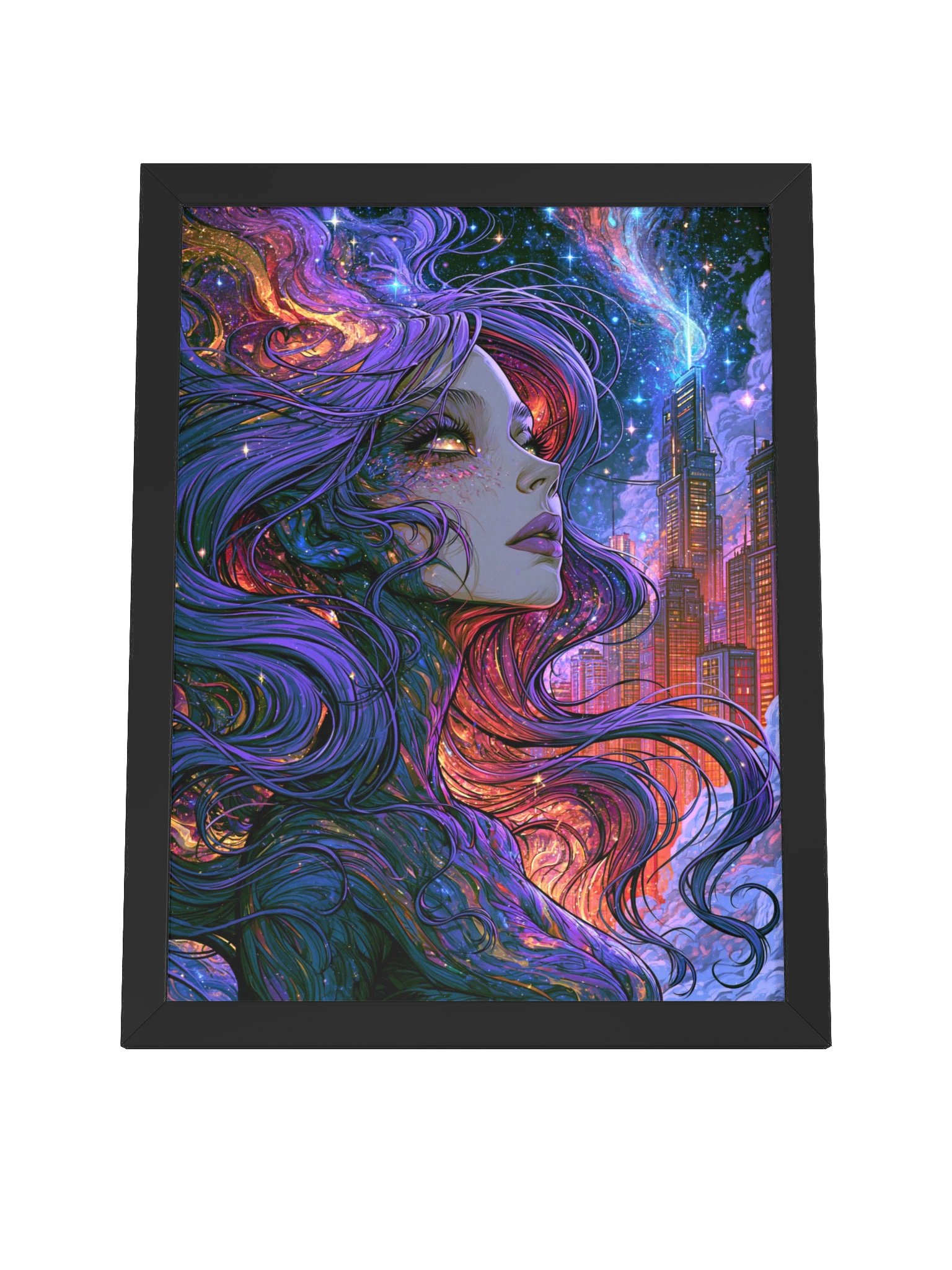 Cosmic Portrait Framed Art Print — Cosmic City Muse product image (8)