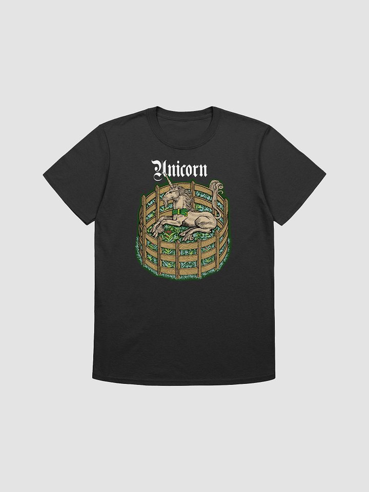Unicorn: A great Medieval history tapestry T-shirt design product image (1)