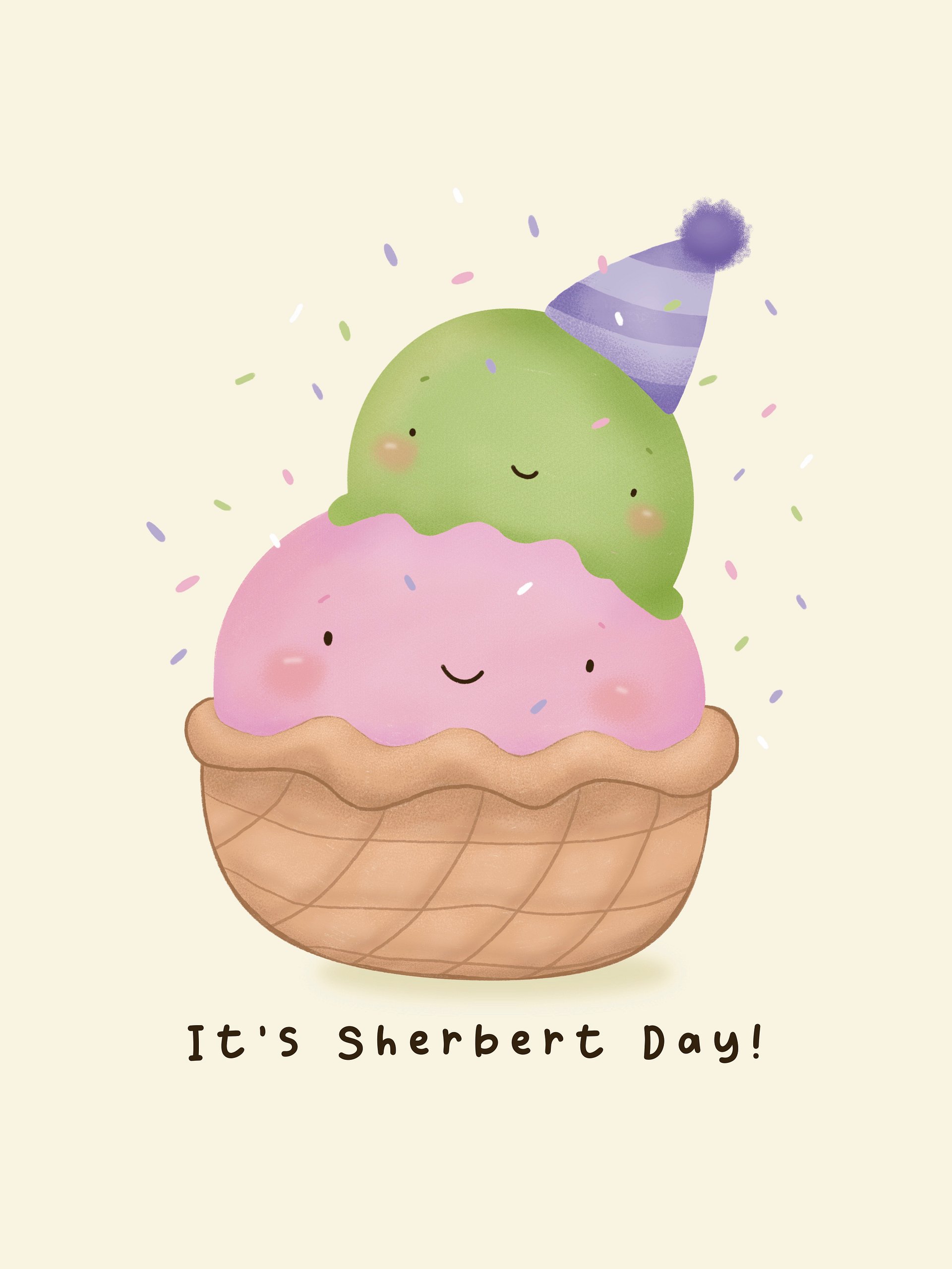 It's Sherbert Day Birthday Card product image (1)