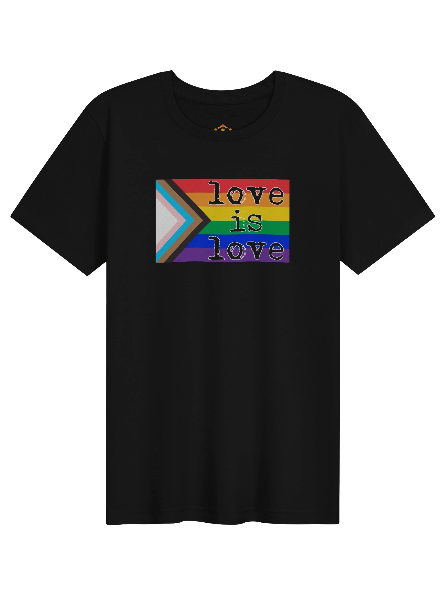 T-SHIRT - LOVE IS LOVE PRIDE FLAG product image (1)