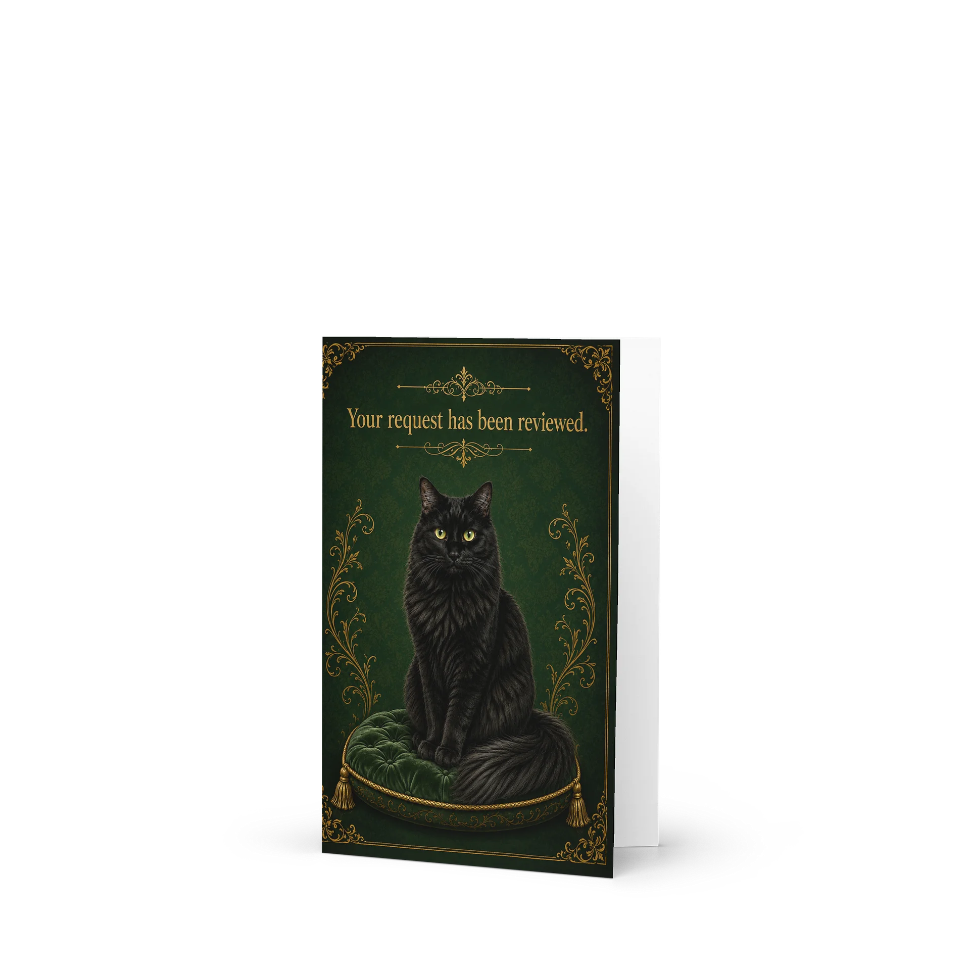 Your Request Has Been Reviewed — Because...Brutus Greeting Card product image (1)