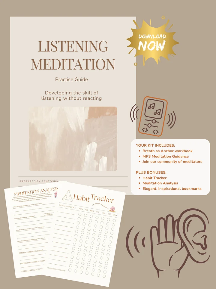 Listening Meditation | Meditation Kit #3 product image (1)