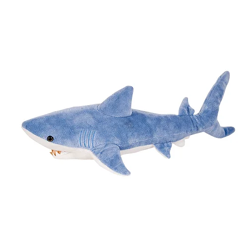 Cute 20" Mako Shark Plush - Soft Stuffed Anime Style Ocean Predator Toy product image (1)