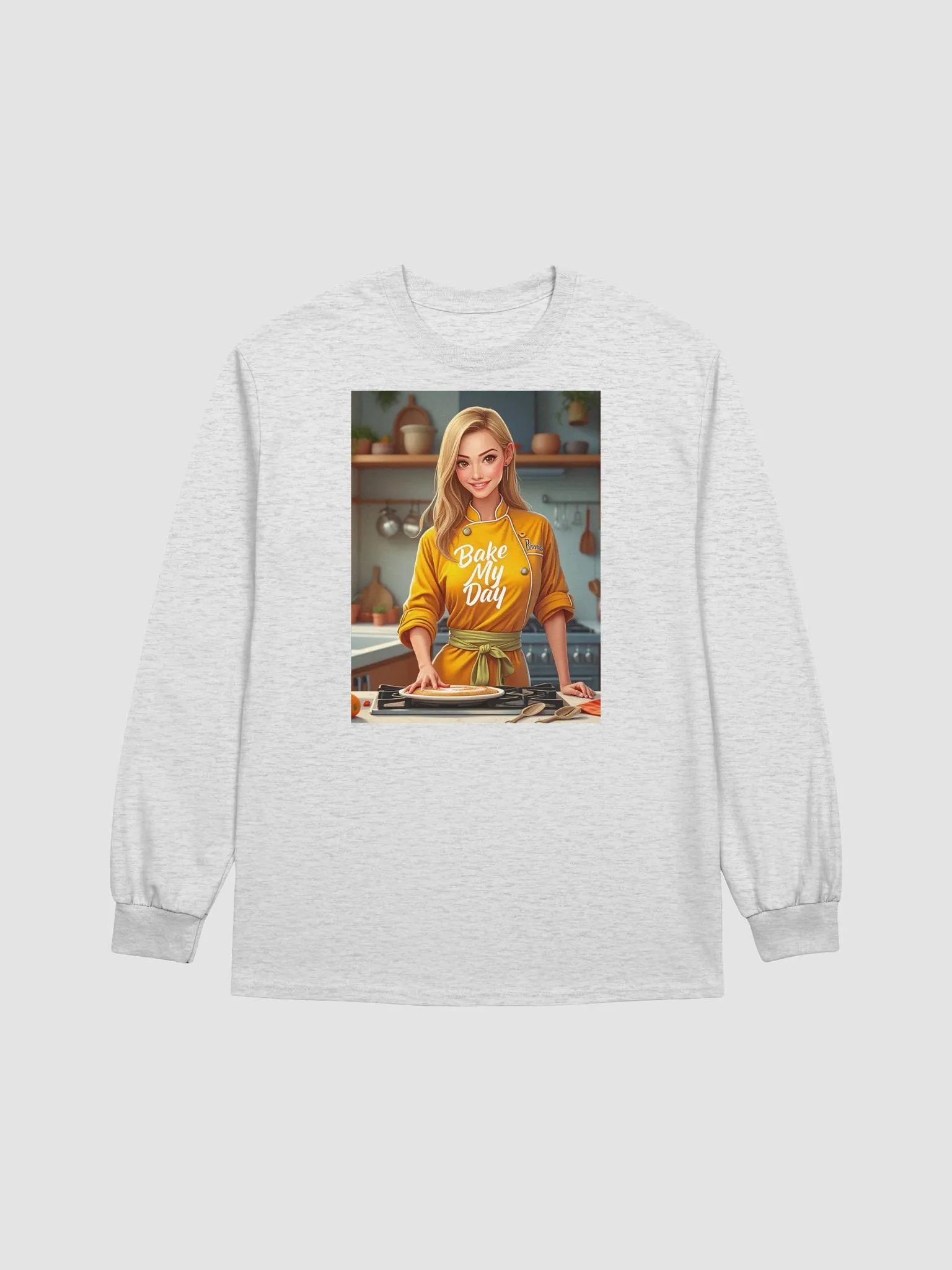 Bake My Day Chef's Long Sleeve Tee product image (3)