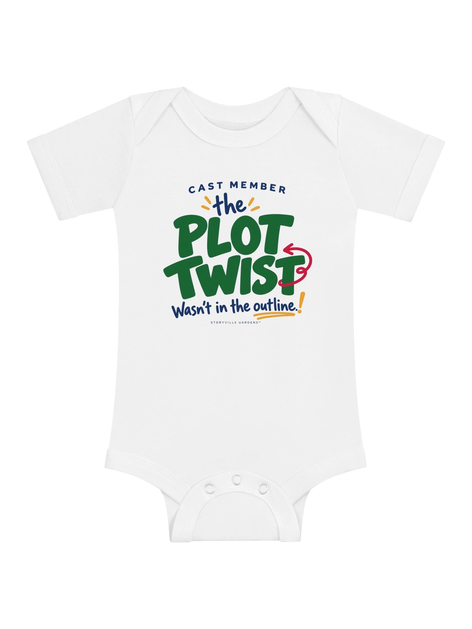 The Plot Twist Cast Member Baby One-Piece product image (1)