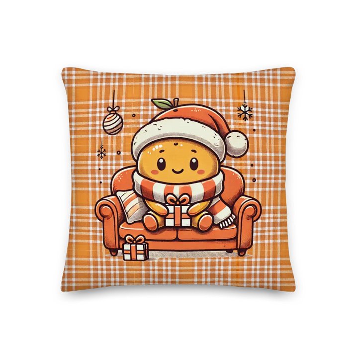 Cozy Tangerine Xmas Pillow product image (1)