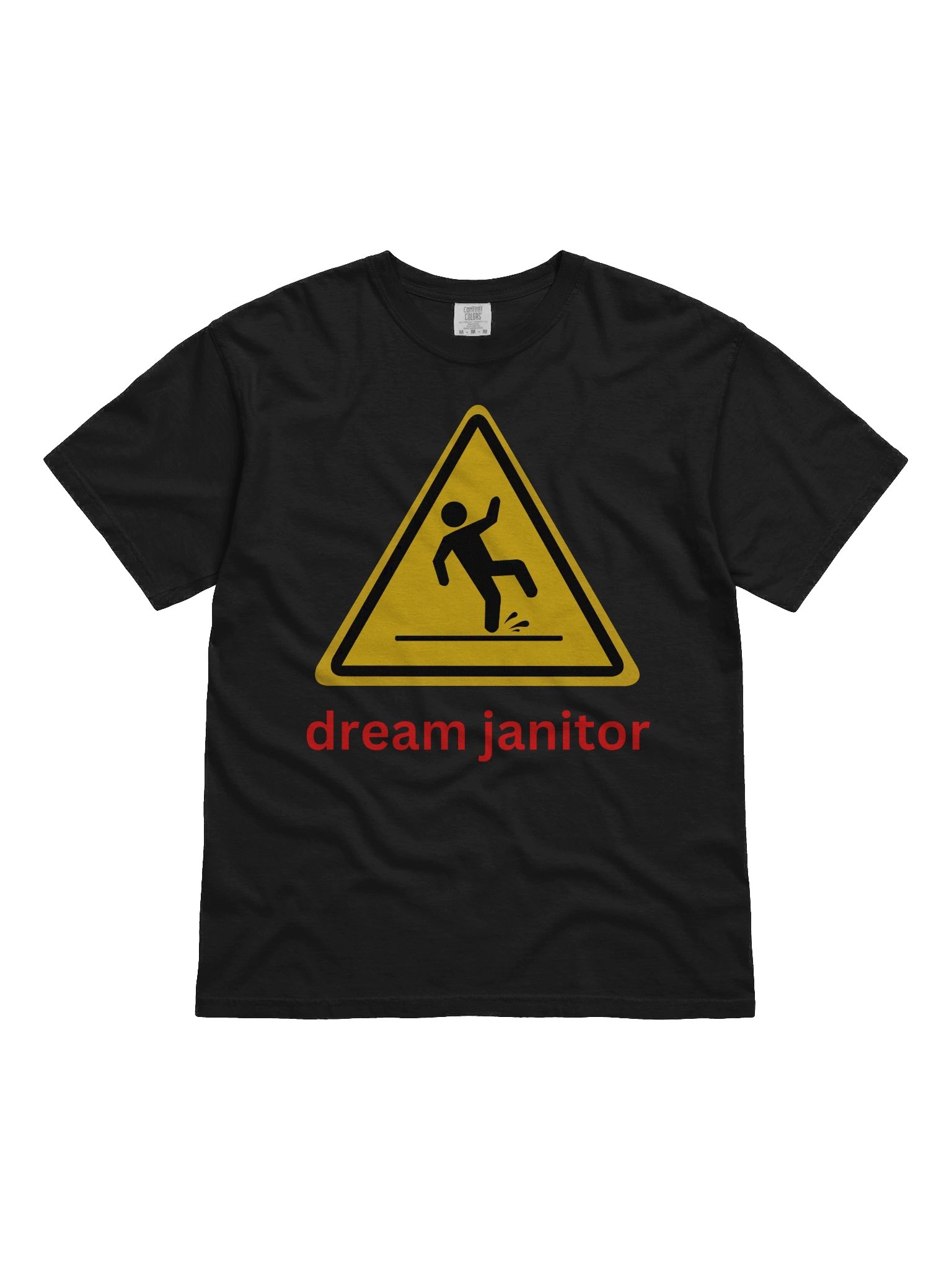 dream janitor caution tee product image (1)
