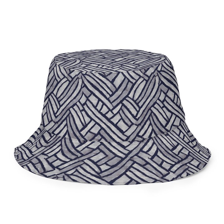 Grey Rectangles Hat product image (1)