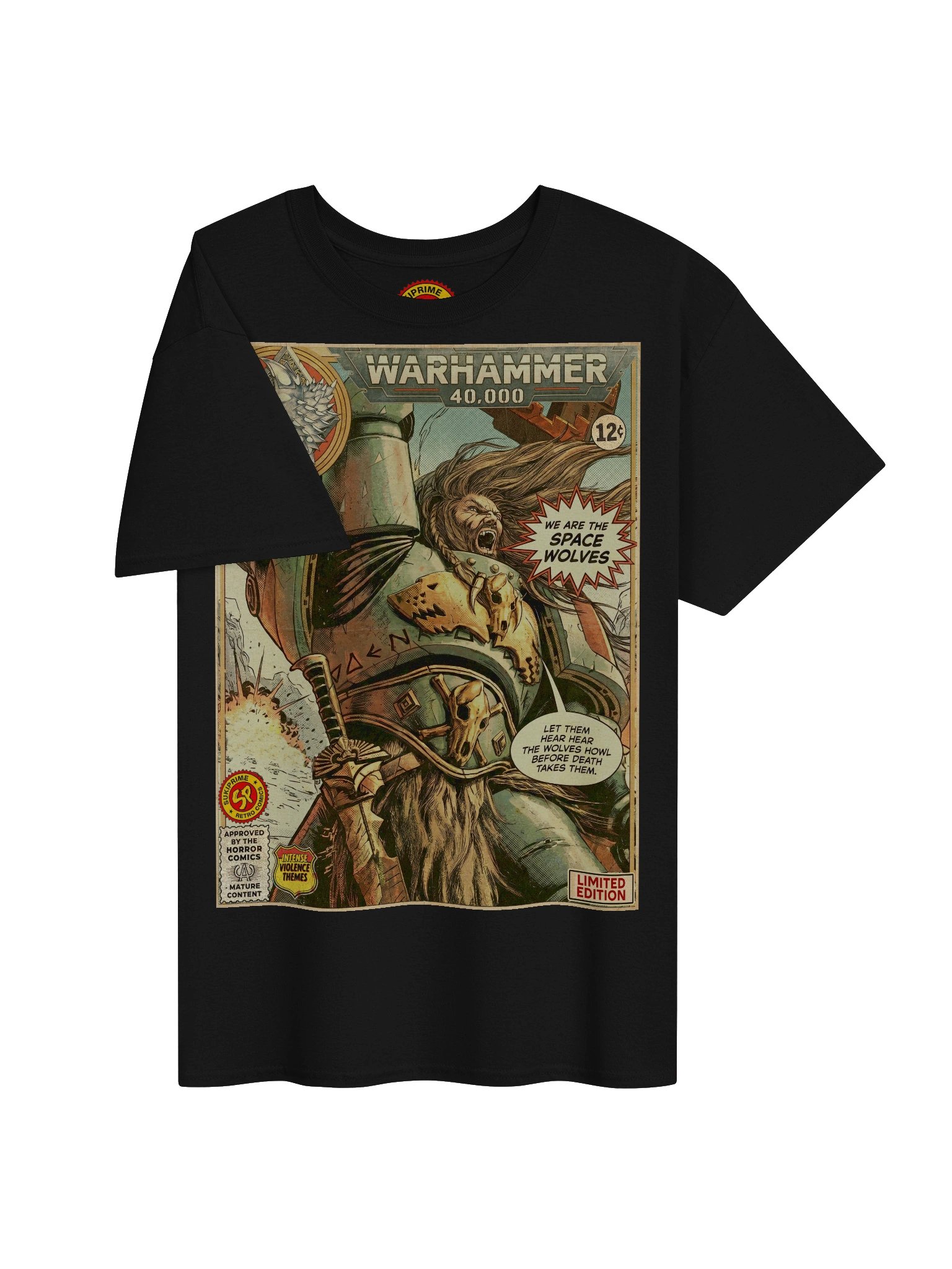 Space Wolves Comic Art T-Shirt product image (3)