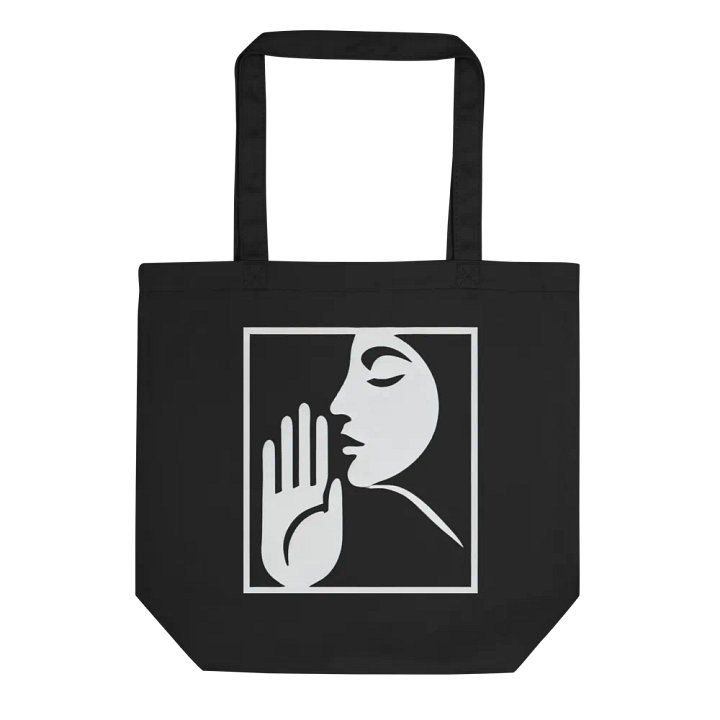 Noir Canvas Tote Bag: Secrets Aren't Secrets If You Tell 'Em product image (1)