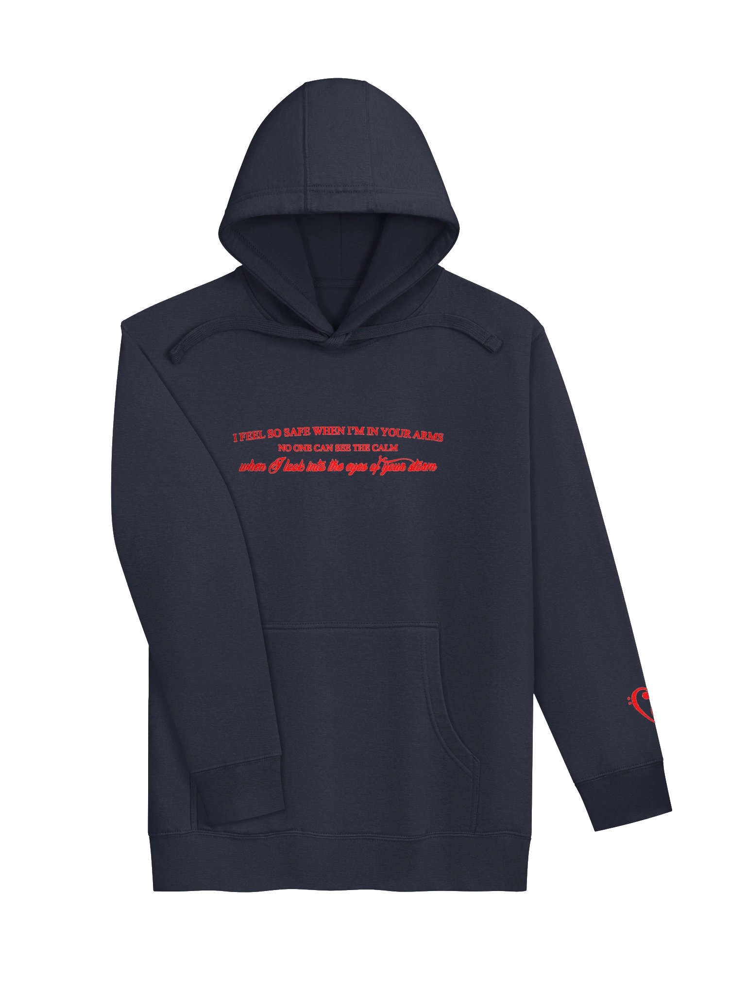 I feel so safe Embroidered Hoodie product image (4)