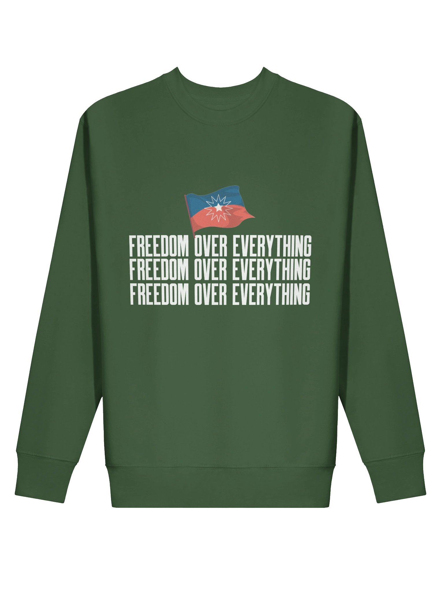 Freedom Over Everything – Men’s Motivational Sweatshirt product image (3)