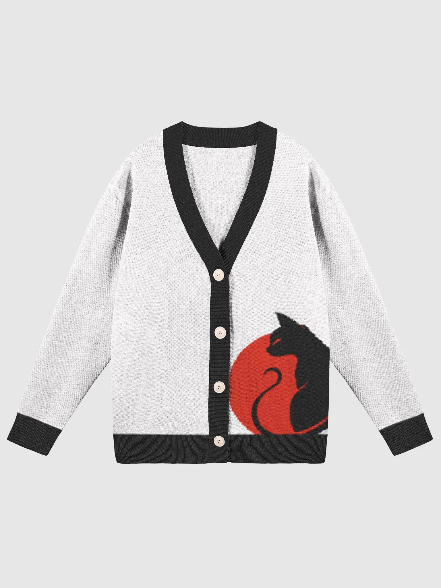 KawaiKitten Japanese Sunset Knitted Cardigan product image (1)