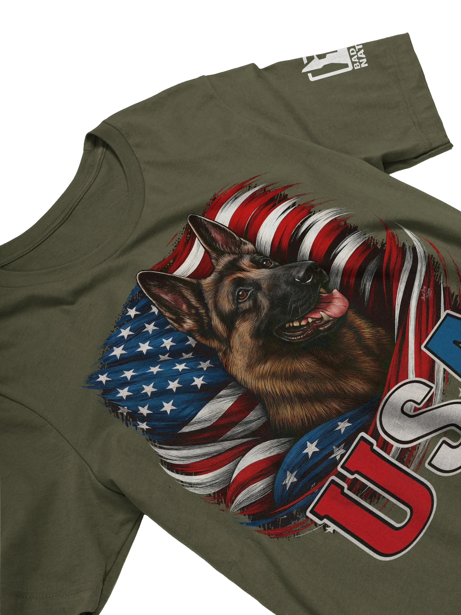 USA German Shepherd - Premium Adult Unisex T-shirt product image (2)