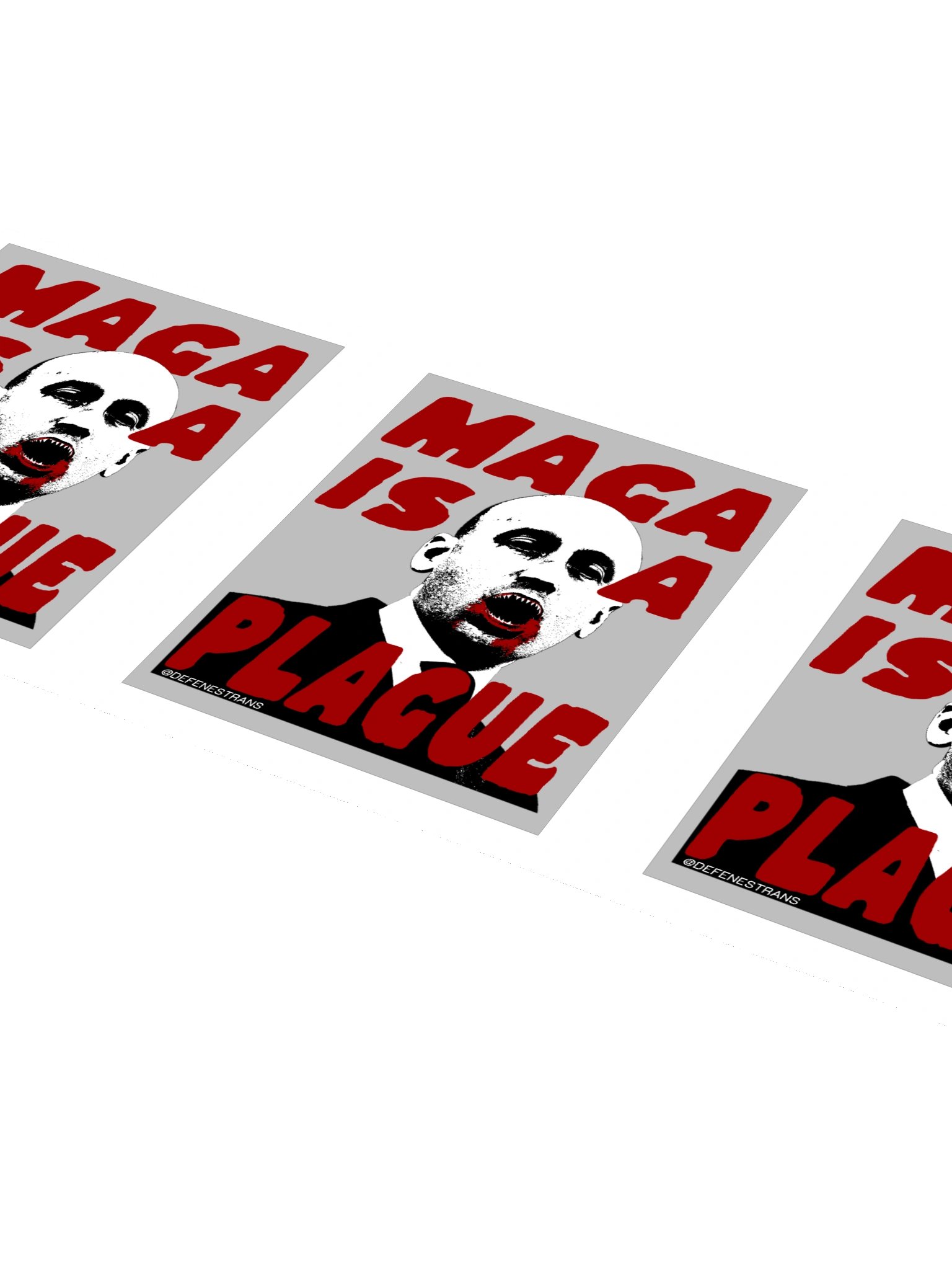 MAGA Is a Plague Sticker Sheet product image (4)