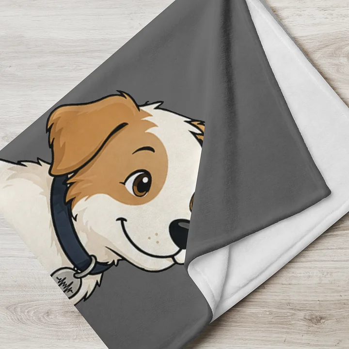 Sonance Dog Throw Blanket (Look Up) Zambezi Grey product image (2)
