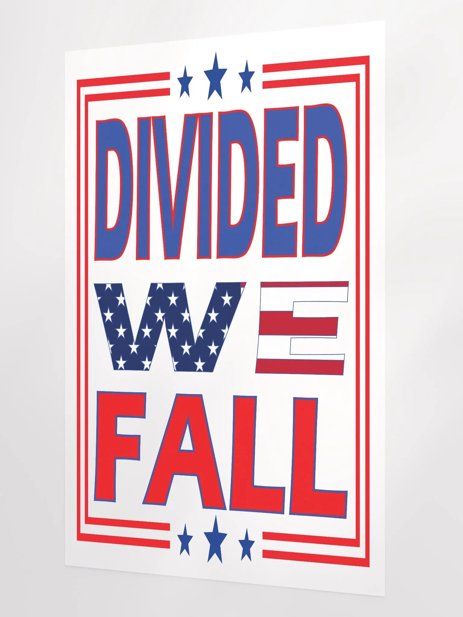 Divided We Fall - USA - Enhanced Matte Paper Poster product image (1)