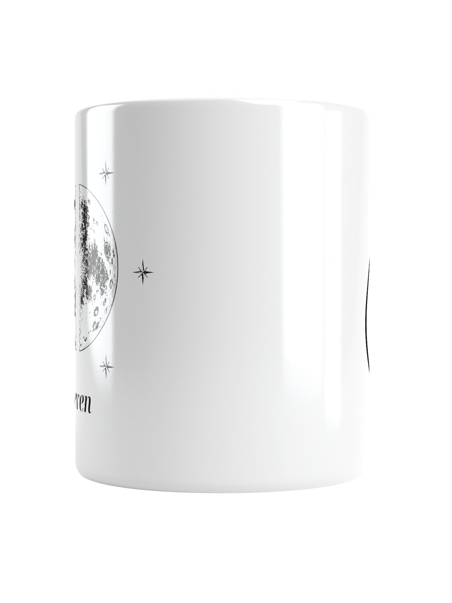 Seven Sevra Moon Mug — White product image (5)