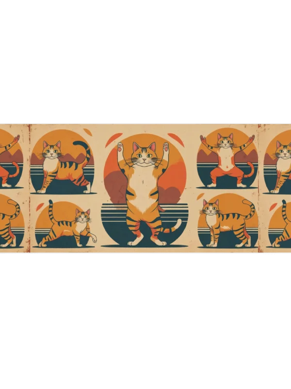 Retro Cats Yoga Mat product image (4)
