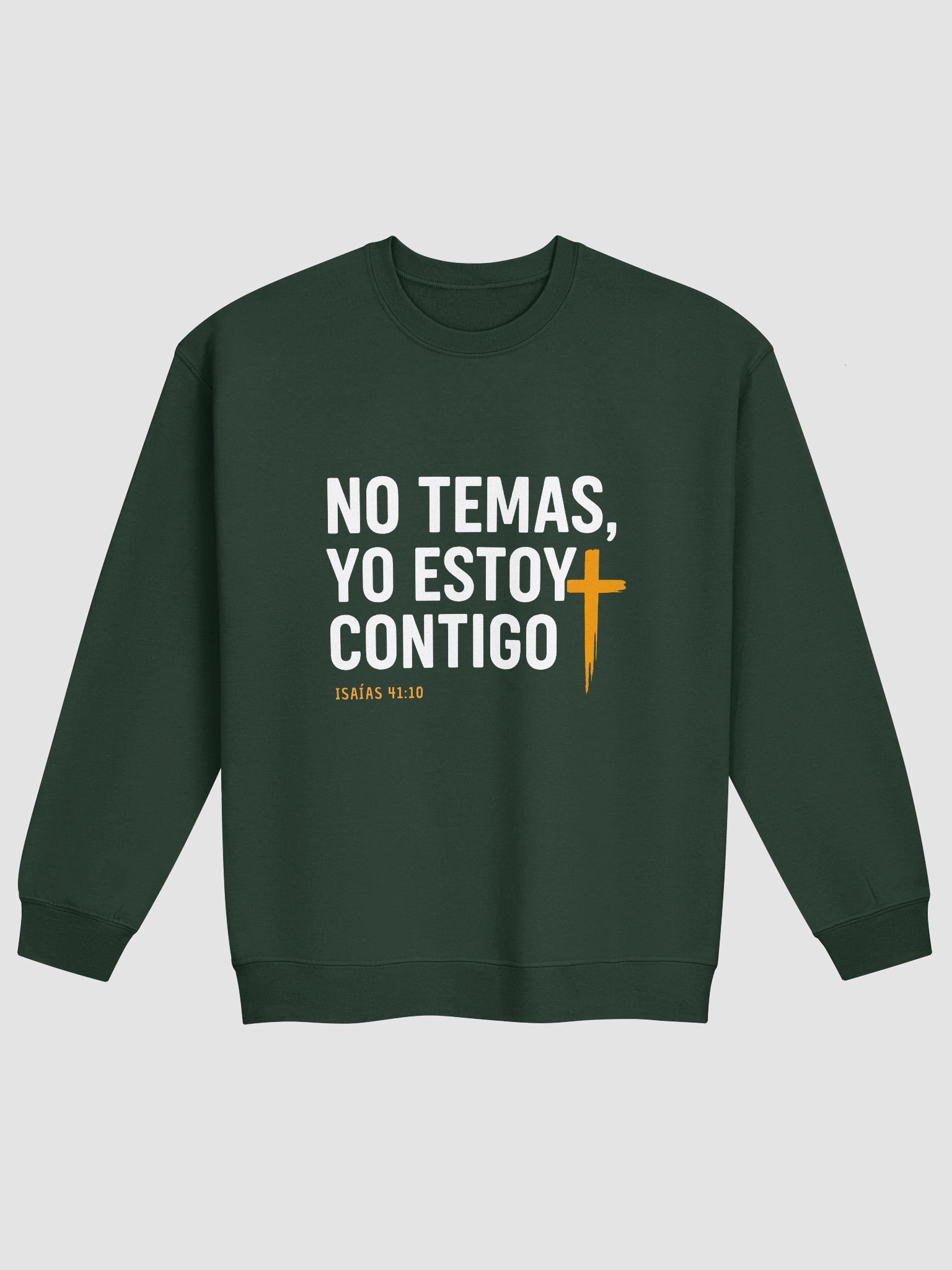 Sudadera Unisex Cuello Redondo | No temas yo estoy contigo product image (3)