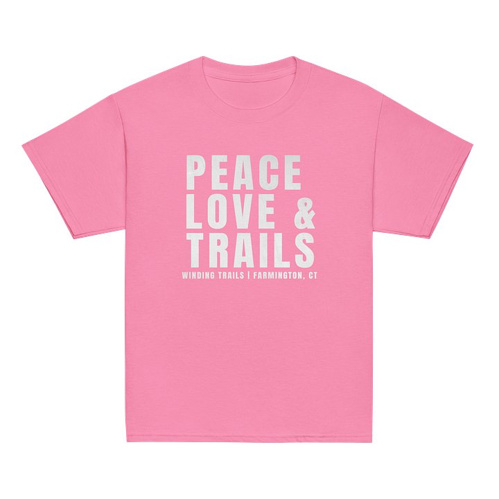 Peace Love & Trails Youth Classic Tee product image (28)