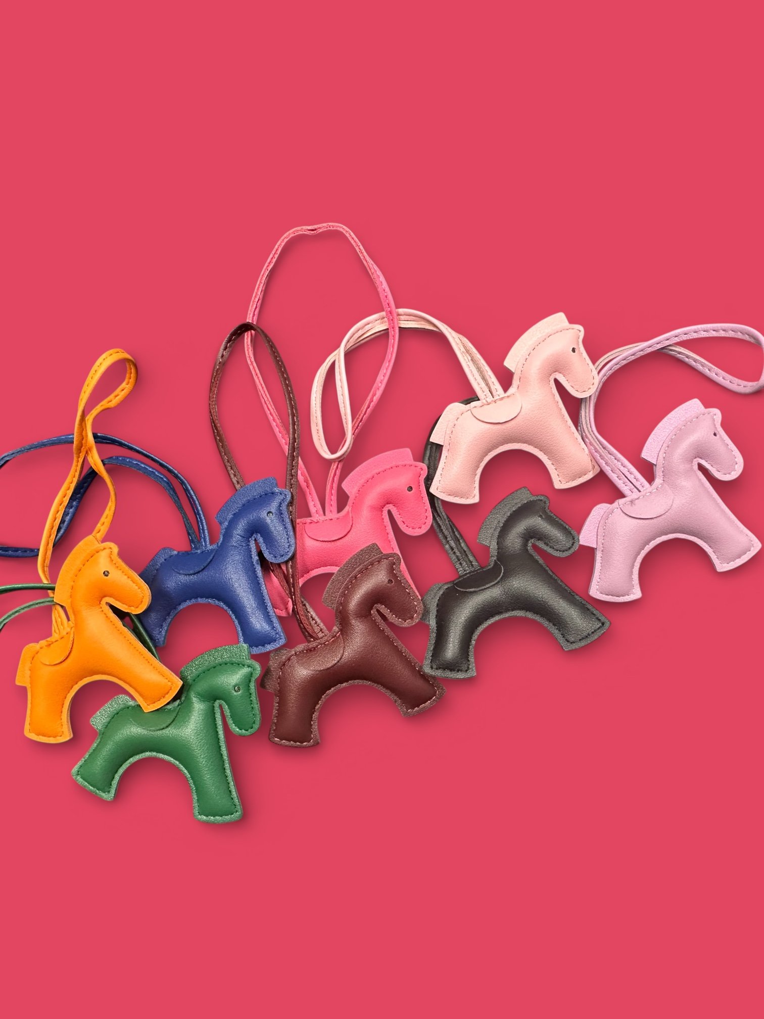 Vegan Leather Horse Bag Charms product image (2)