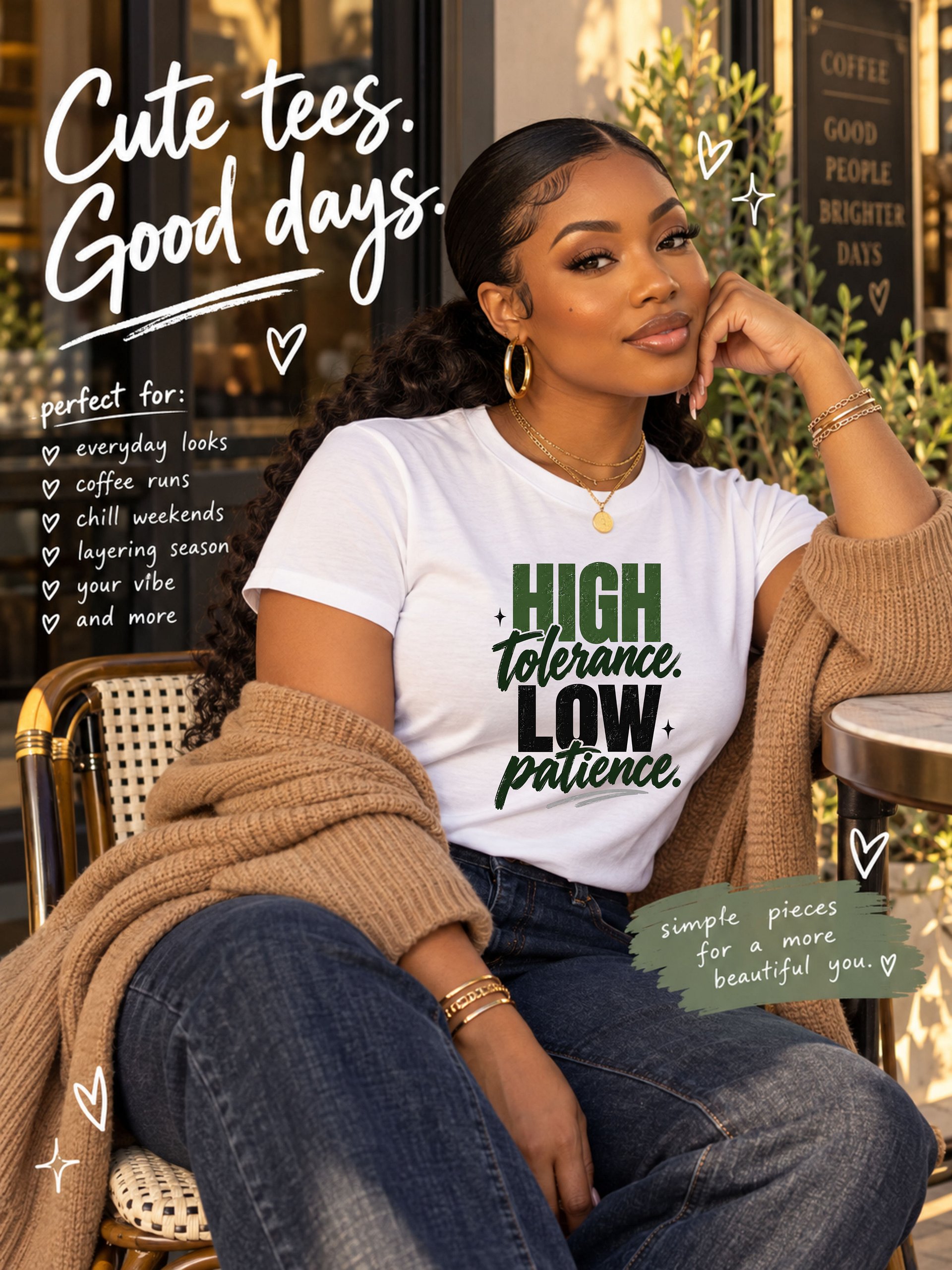 High Tolerance, Low Patience Graphic tee product image (1)