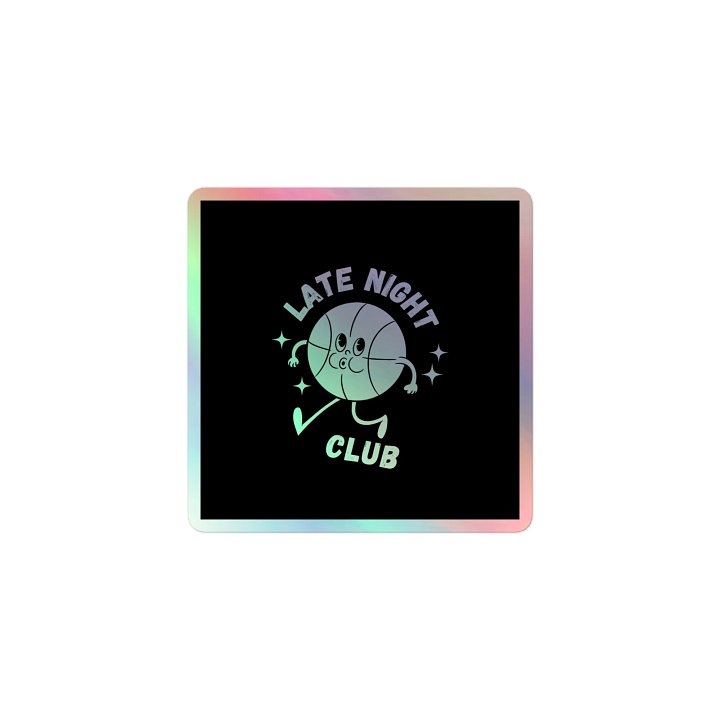 Late Night Club Sticker (Holographic) product image (1)