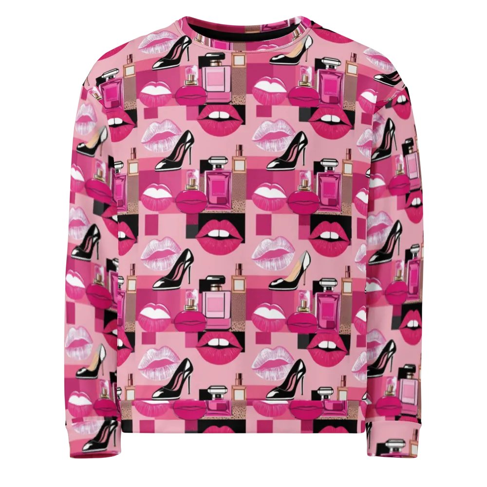 Chic Fashionista All-Over Print Sweatshirt product image (1)