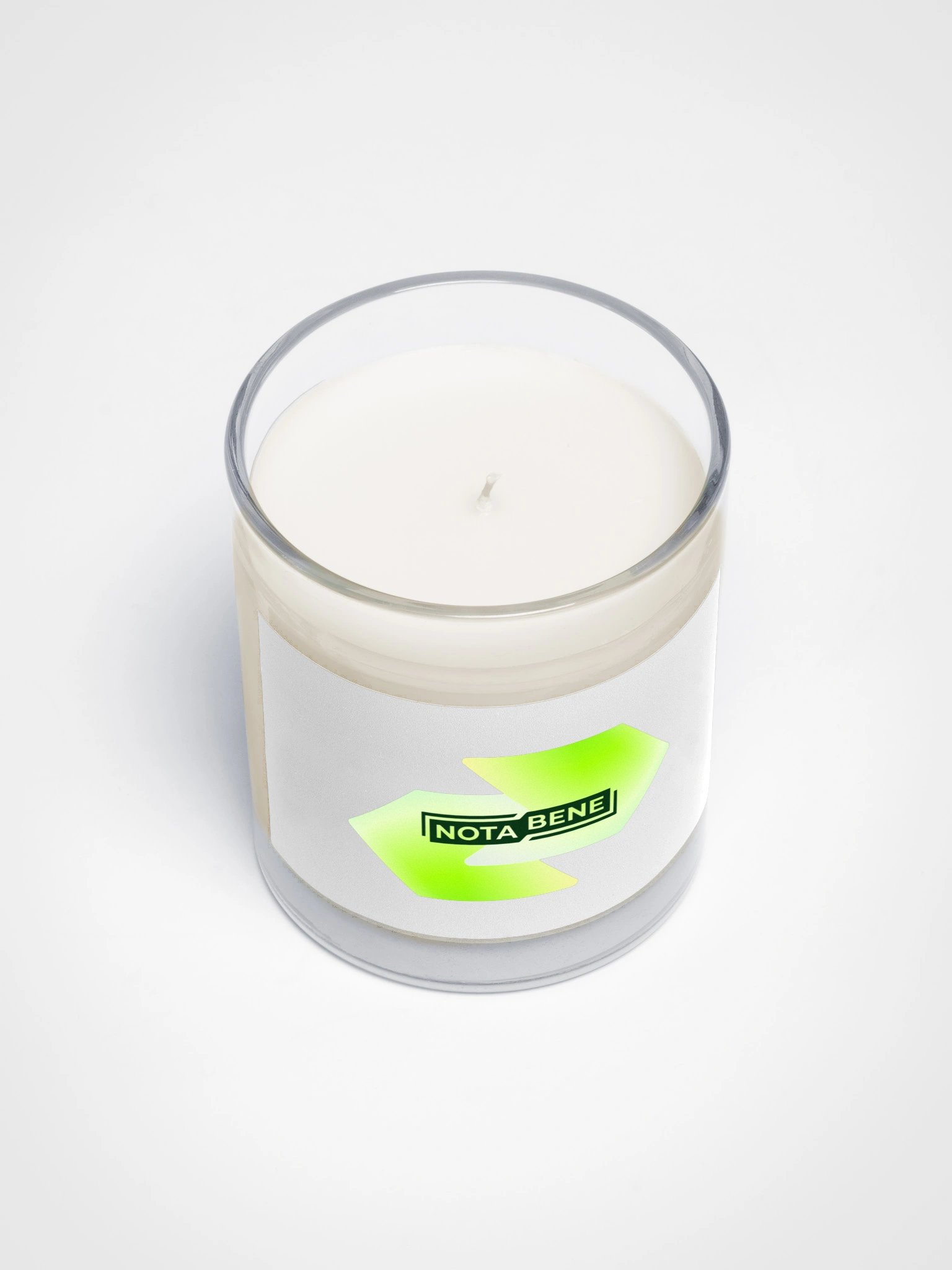 Notabene Green Chevron Logo Candle product image (3)