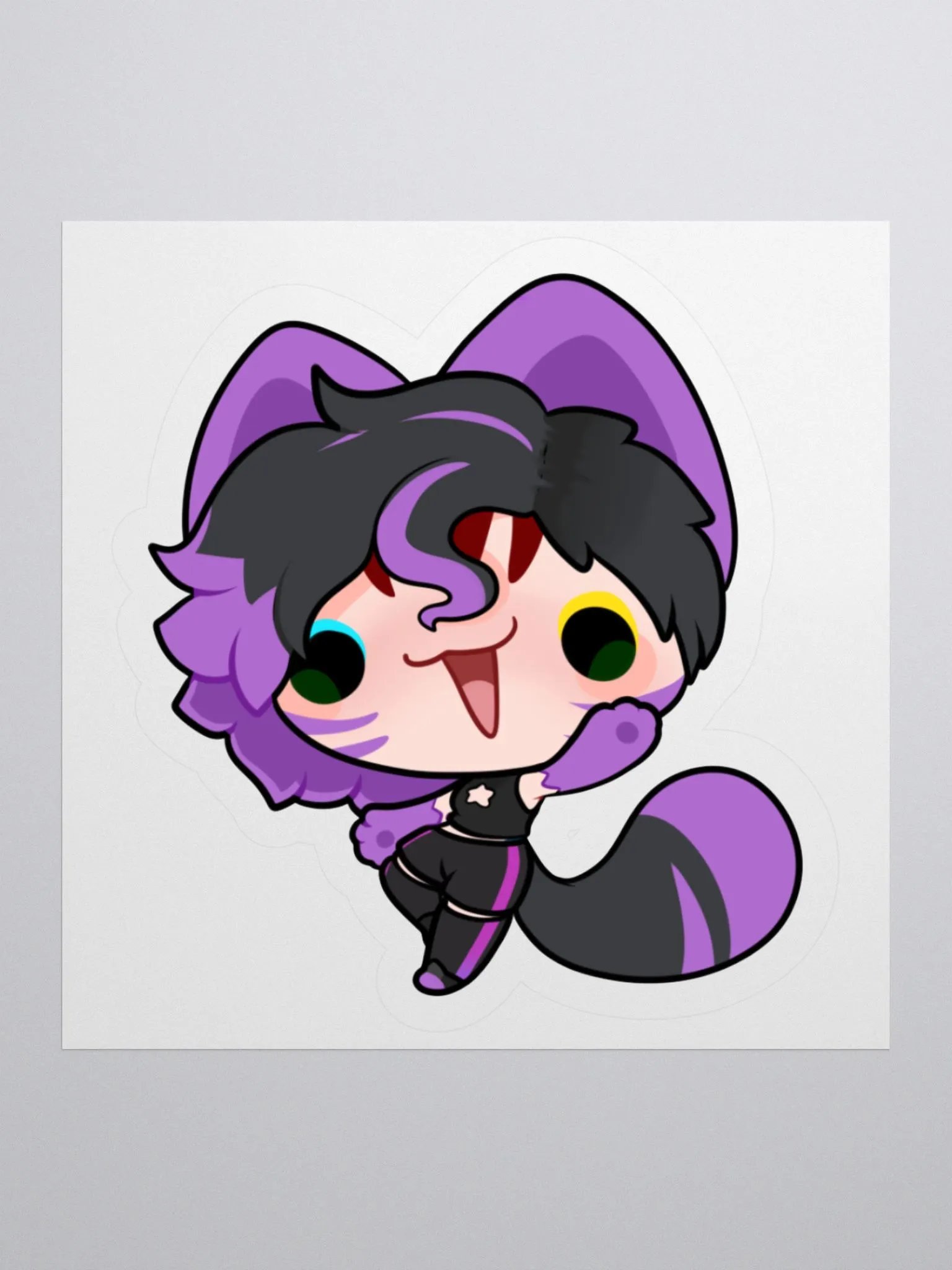 Mega - Purple Sticker product image (1)