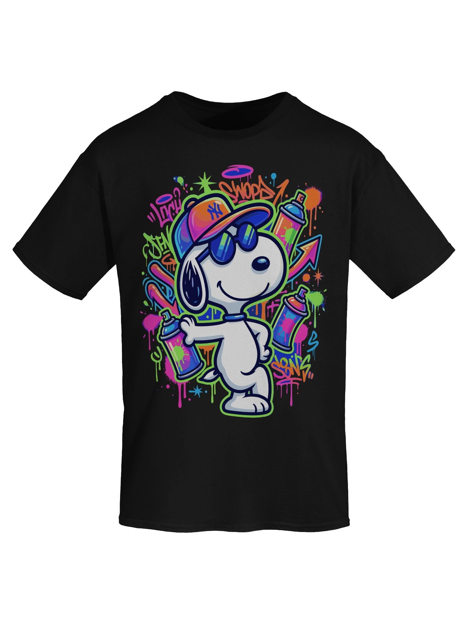 Snoopy graffiti t-shirt product image (56)
