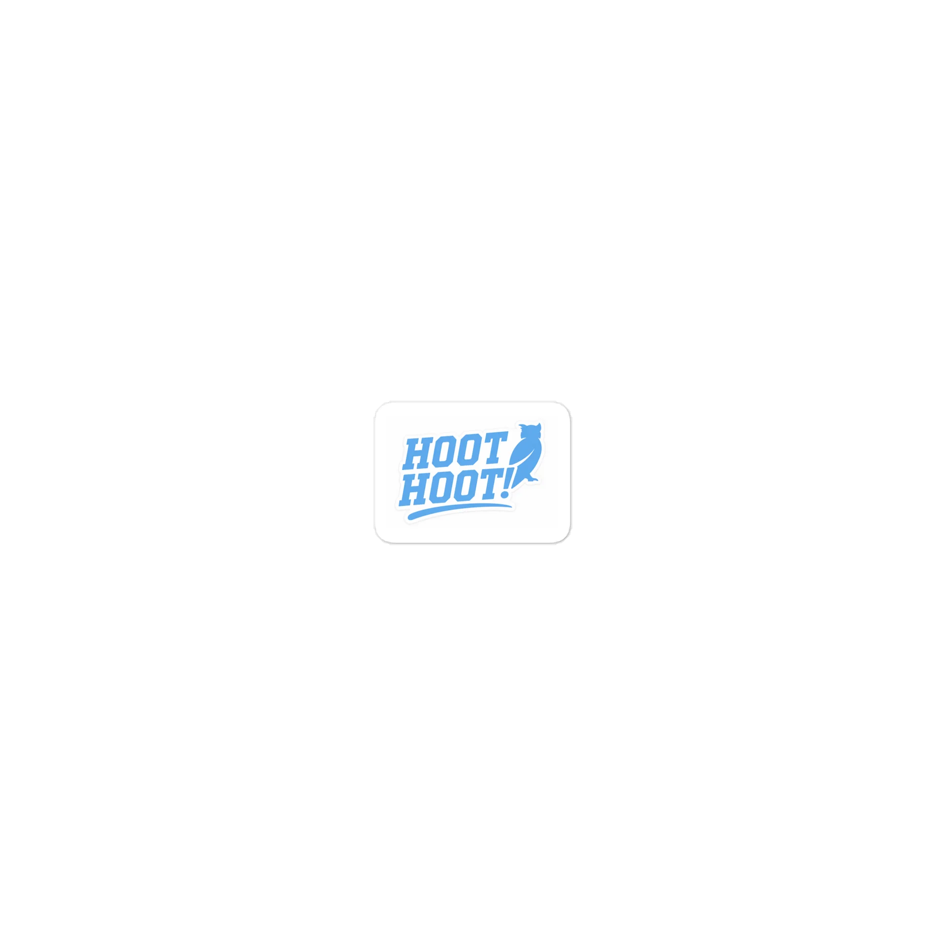 HOOT HOOT! Owl Graphic Die-Cut Sticker product image (1)
